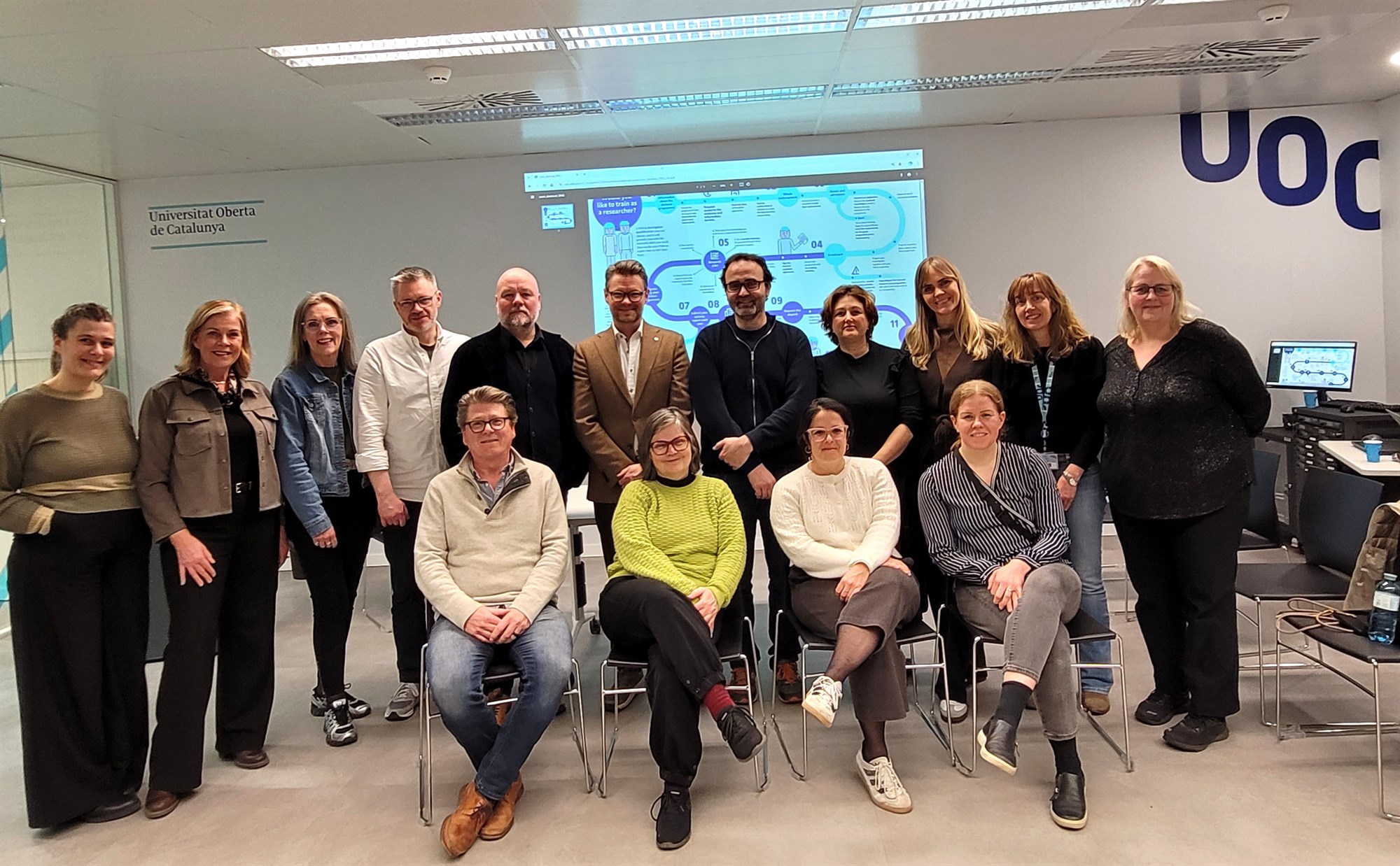 Félagsvísindadeild heimsækir UOC í Barcelona